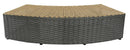 Mobiletto SPA Scalino per Vasca Idromassaggio Rotonde 70x30x20 cm Grigio