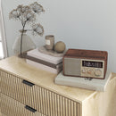 Cassettiera 3 Cassetti 80x40x77,5 cm in Stile Nordico in Legno Rovere  
