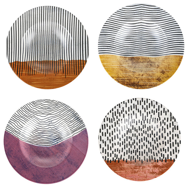 Set 4 Piatti Ø28x5,5 cm  in Ceramica VdE Tivoli 1996 Switch acquista