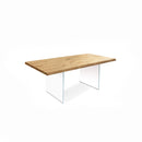 Tavolo Allungabile 160/240x90x76 cm in Rovere Impiallacciato Snooker Naturale
