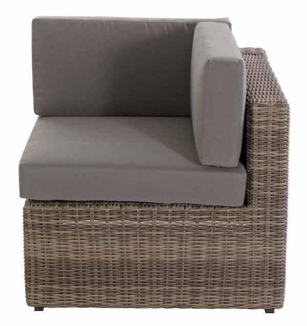 prezzo Poltrona Angolare da Giardino in Polyrattan Marrone Bertozzi Diletta