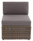 Poltrona Centrale da Giardino in Polyrattan Marrone Bertozzi Diletta