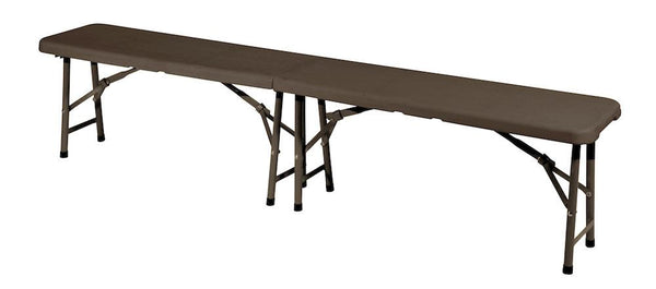 Panca Pieghevole per Catering in Acciaio e Plastica Marrone Bertozzi sconto