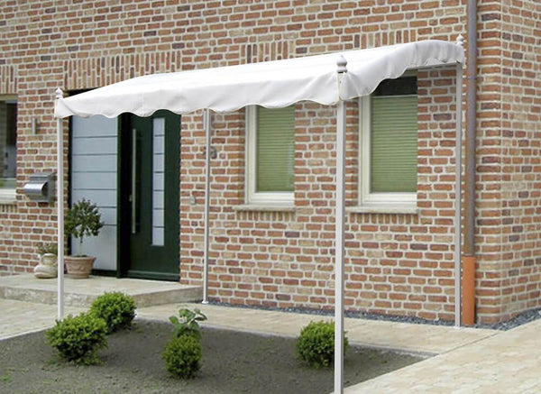 Pergola Gazebo da Giardino 2X3M Struttura in Metallo Telo Bianco Bertozzi Pergola online
