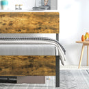 Struttura Letto Matrimoniale 149x207x104 cm in Truciolato con Testiera e Pediera Marrone
