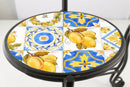 Set 3 Portapiante in Ferro Battuto con Mosaico Soriani Tuscany Nero