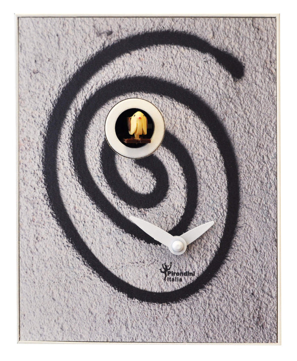 sconto Orologio a Cucù da Parete 16,5x20x10cm Pirondini Italia D'Apres Graffiti