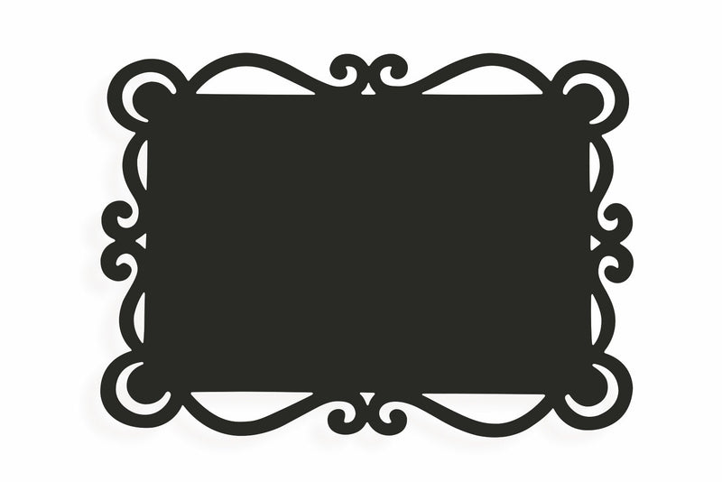 Set 6 Tovagliette 44x32 cm in Plastica Villa d'Este Home Tivoli Dorian Nere