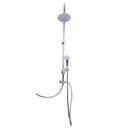 Saliscendi Soffione Doccia in Acciaio Inox con Augelli Autopulenti 103x31.5x15 cm 