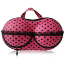 Portaoggetti per Biancheria Intima a forma di reggiseno Magenta Pois