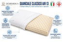 Set 2 Guanciale Memory Foam Forato Ergonomico 72x42 cm - H 13 cm  Sostegno Medio Dormidea Classico Air