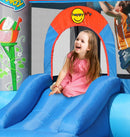 Castello Giostra Gonfiabile con Pompa Happy Hop Fun House