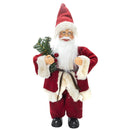 Pupazzo Babbo Natale H30 cm Rosso e Crema