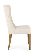 Set 2 Sedie 51x63x104h cm Columbia Naturale Bouclè 