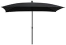 Ombrellone da Giardino 2,4x1,5 m Palo Ø27 mm in Acciaio Maffei Kronos Antracite