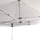 Gazebo Richiudibile Professionale Struttura Esagonale Telo Oxford Impermeabile 3x3 m Struttura In Alluminio Bianco      