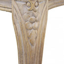 Panca Misty in Ecopelle Vintage Grigio 110x36x47 h cm in Legno Tortora