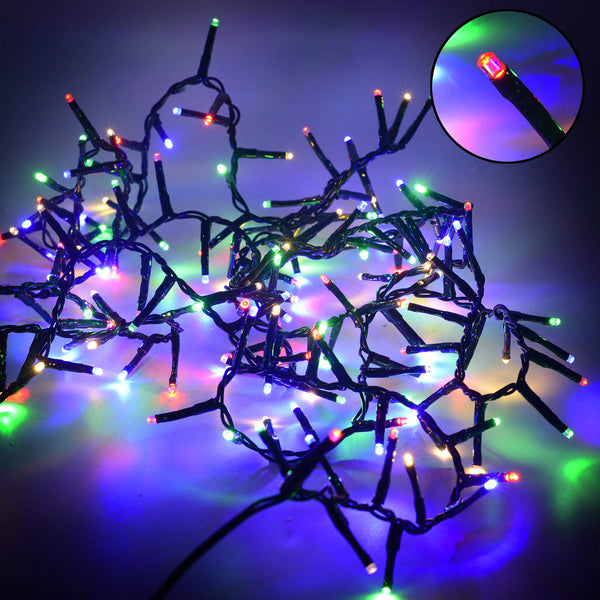 acquista Luci di Natale 500 Mini LED 10m con Controller Multicolor da Esterno