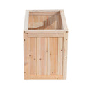 Gabbia per Criceti e Piccoli Roditori in Legno di Abete 60x35x42 cm 