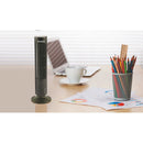 Mini Ventilatore a Torre da Tavolo H33 cm 2,5W Kooper Deskfan Nero