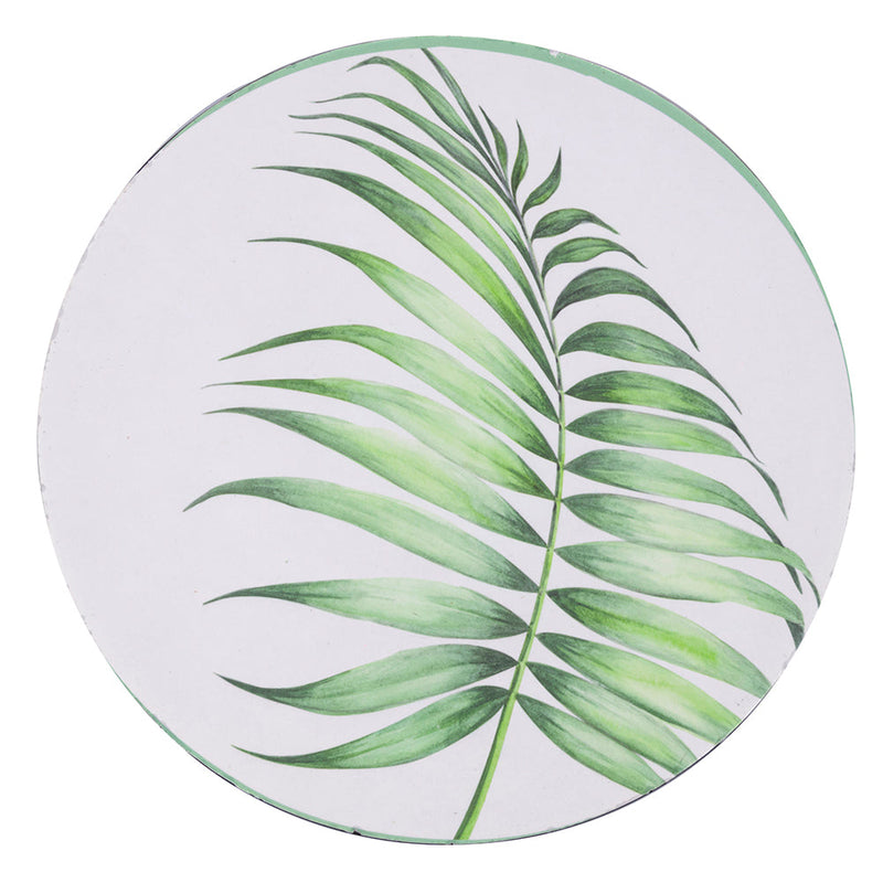 Set 6 Sottopiatti Tondi Ø33x2 cm  in Polipropilene VdE Tivoli 1996 Oriental Botanique