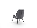 Poltrona da Salotto o da Camera Brandy 73x68x85 cm in Velluto Antracite
