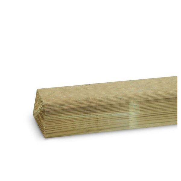 sconto Confezione 6 Pezzi Palo Quadrato 7x7x150 cm in Legno di Pino Impregnato