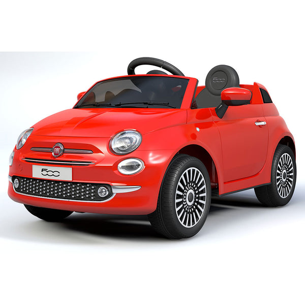 acquista Macchina Elettrica per Bambini 12V con Licenza Fiat 500 Rossa