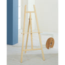 Cavalletto Treppiede da Pittura H118cm in Legno Abete Grezzo Fumer Mirò
