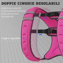 Giubbotto Zavorrato 8kg Traspirante 40x35 cm con Tasca Portaoggetti e Spallacci in tessuto Oxford Rosa      