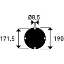 Doccia da Giardino Doppia 2 Rubinetti e Lavapiedi ATI Docce MUL-2R Inox Anodizzato