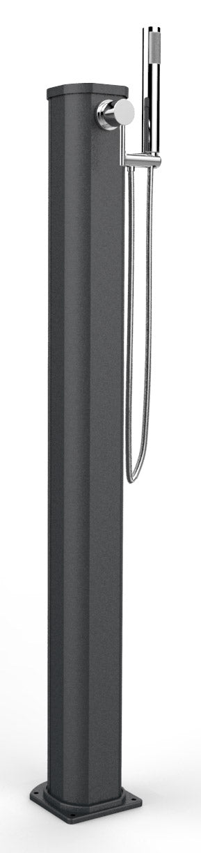 prezzo Doccia Solare da Esterno Giardino 20L Miscelatore e Doccetta Mobile Arkema Jolly Go Grigio Antracite