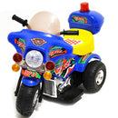 Moto Elettrica per Bambini 6V Kidfun Police Blu