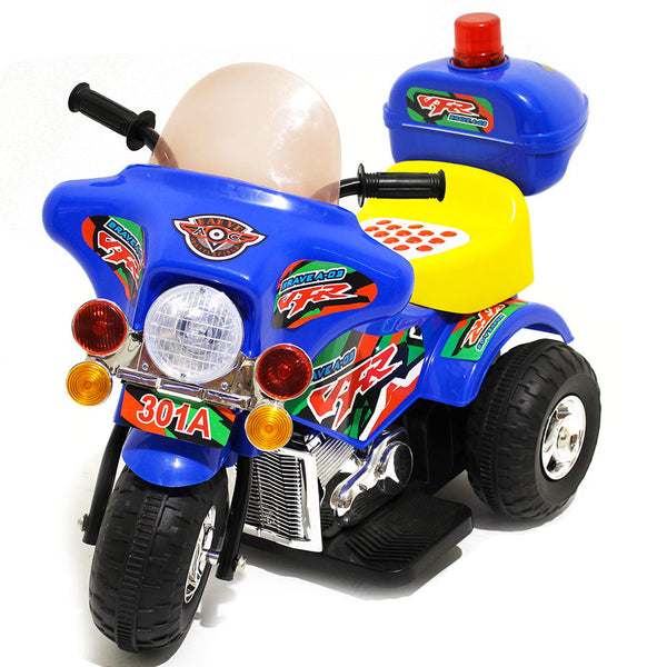 sconto Moto Elettrica per Bambini 6V Kidfun Police Blu