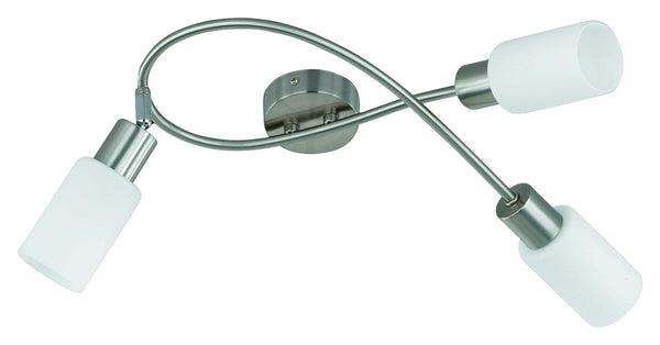 Plafoniera da Interno Attacco E14 in Metallo Nichel Opaco prezzo