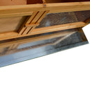 Conigliera Gabbia per Conigli Tetto Impermeabile e Vassoio Estrabile 115x44.3x65 cm 