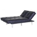 Divano Letto Prontoletto Desire Rivestimento in Similpelle Nero