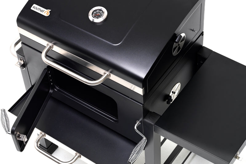 Barbecue a Carbone Carbonella 114x67x107cm in Acciaio Sochef Gringo