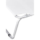 Lettino Prendisole da Giardino Pieghevole 190x57xH77 cm in alluminio Litto bianco