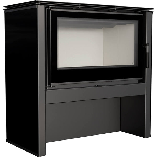 Stufa a Legna 6/16KW in Acciaio Flig Sheridan Nera prezzo