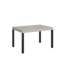 Tavolo Allungabile 120/380x90 cm Everyday Cashmere Gambe Antracite      