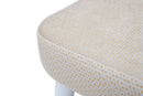 Set 2 Sedie Bella Crema 50x49x92,5 cm in Ferro e Legno
