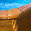 Piscina Ovale Fuori Terra 610x375xh120 cm in Acciaio e PVC Gre Pacific