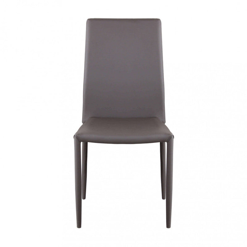 Sedia Cammie 41x50x91 h cm in Similpelle Marrone