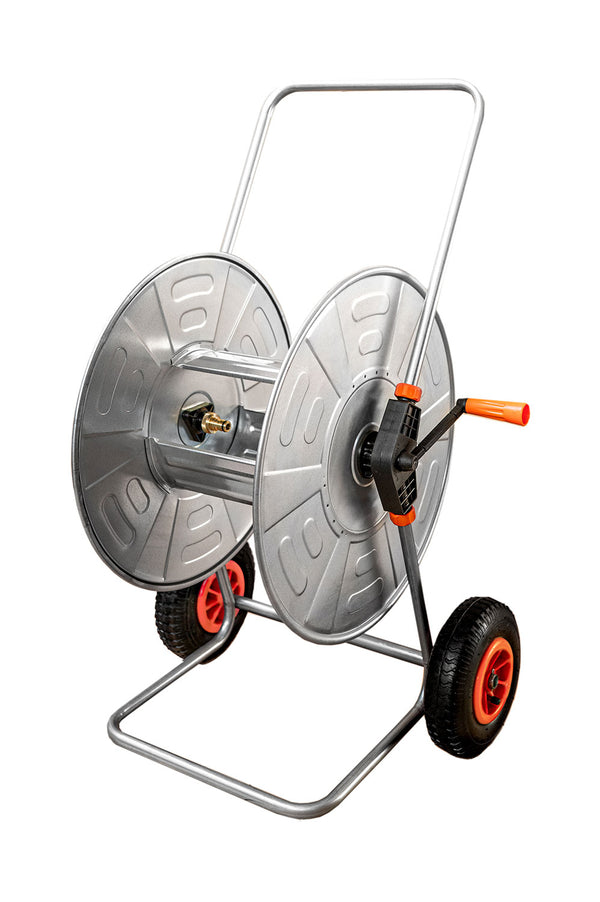 Carrello Avvolgitubo Semi-Professionale con Innesti Universali in Ottone Agrati 315RG in Acciaio Zincato Grigio acquista