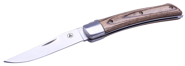 Coltello Pieghevole con Manico in Legno Scuro acquista