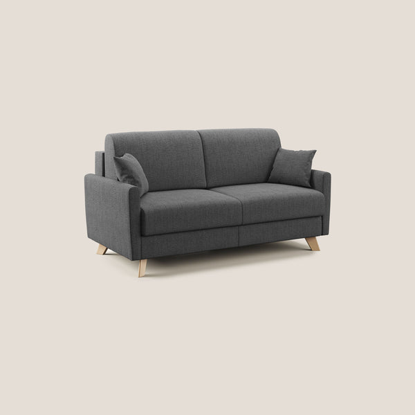 Divano Letto 3 Posti 200x94x97 cm in Tessuto Grigio prezzo