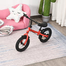 Bicicletta Pedagogica per Bambini 10" Senza Pedali   Rossa