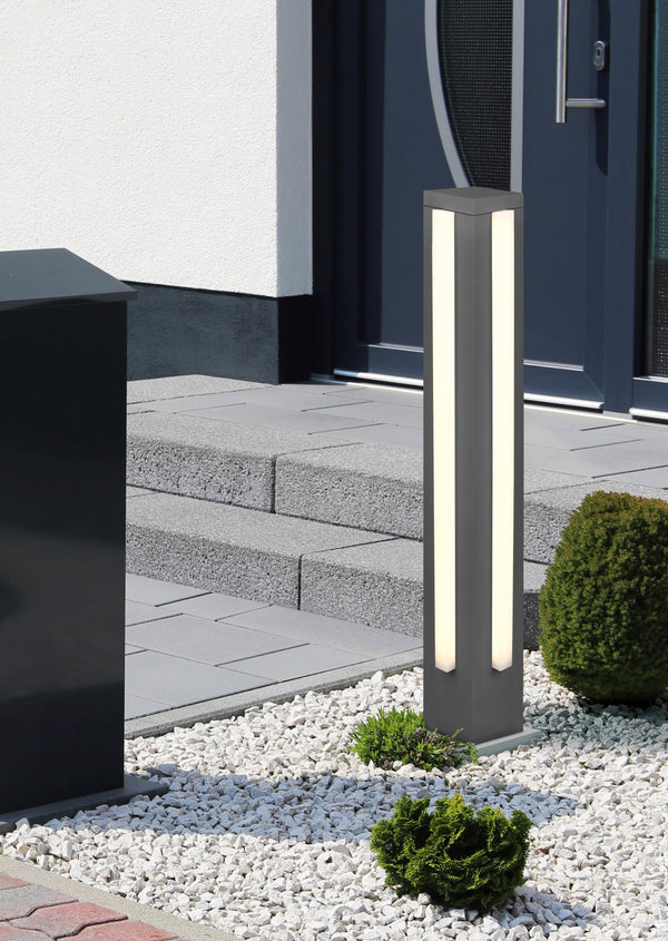sconto Palo da Esterno a Led in Alluminio Antracite