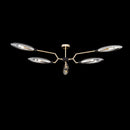 Plafoniera Modern in Metallo Ventura Opaco Oro